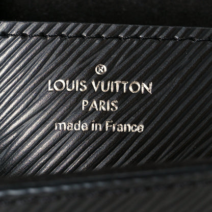 Louis Vuitton Epi Embroidered Twist Shoulder Bag MM  Black 7 of 11