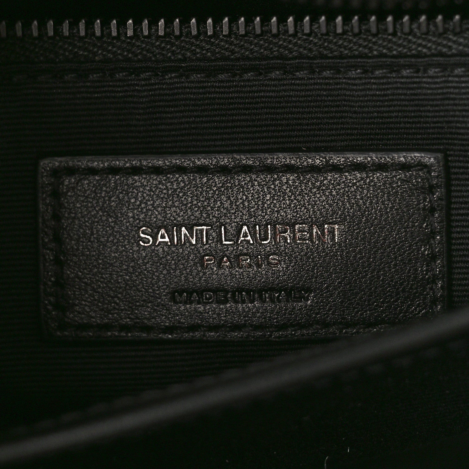 Saint Laurent Calfskin Y Quilted Monogram Monochrome Toy Loulou Crossbody Bag Black 6 of 8
