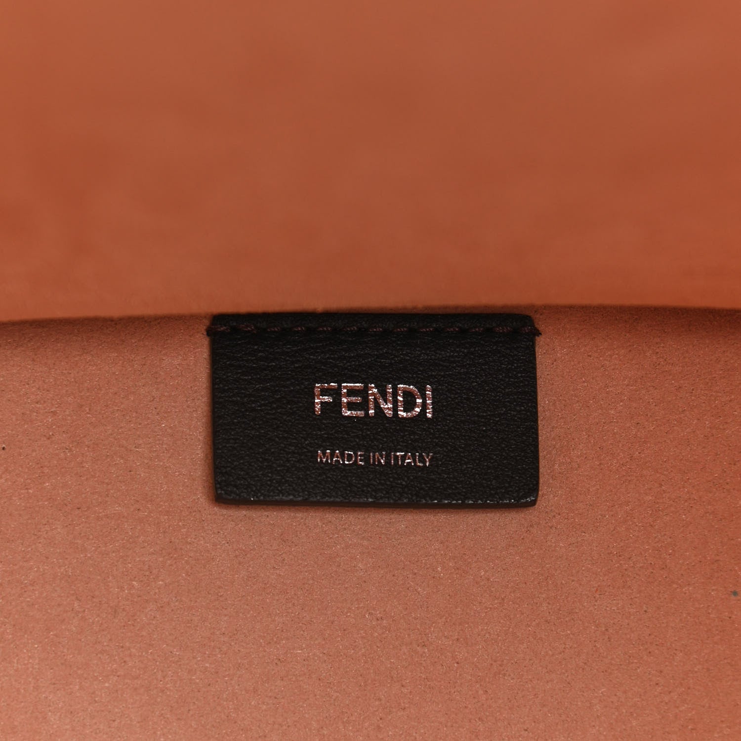 Fendi Vitello Cher Plexiglass Logo Debossed Medium Fendi Sunshine Shopper Tote Light Rose 6 of 10