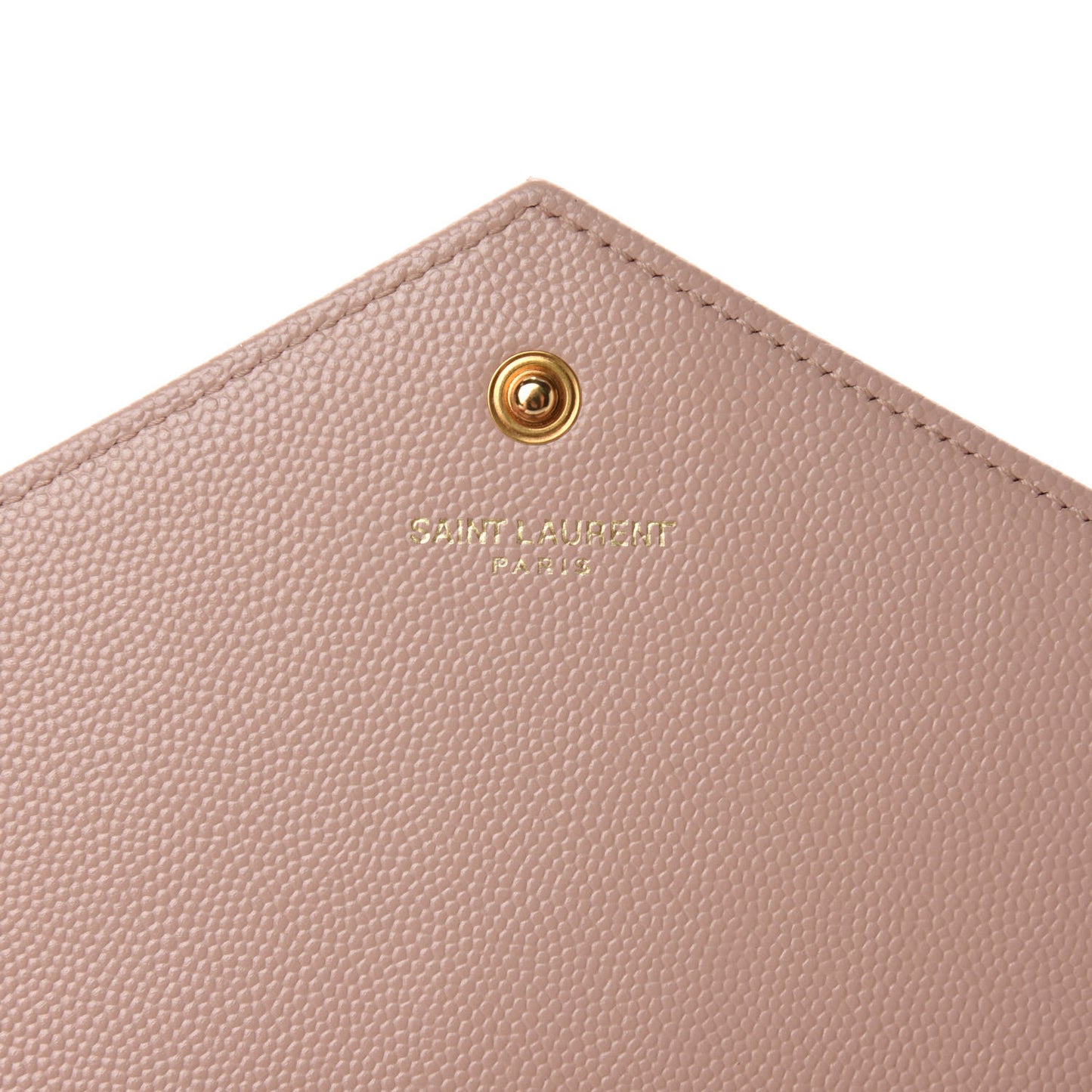 Grain De Poudre Matelasse Chevron Monogram Chain Wallet Pale Blush