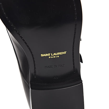 Saint Laurent Calfskin Mens Dylan 20 Monk Oxford 40 Black 7 of 10