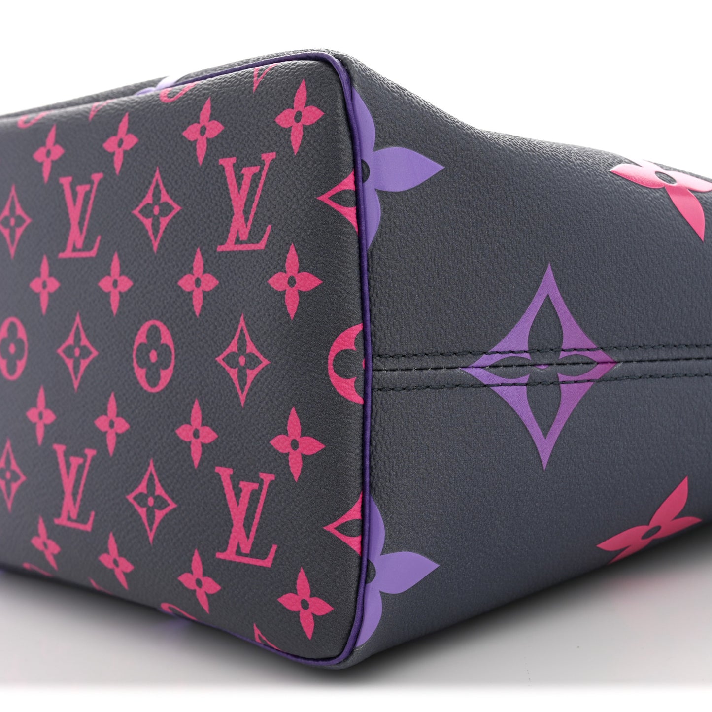 Monogram Giant Spring In The City Neverfull MM Midnight Fuchsia