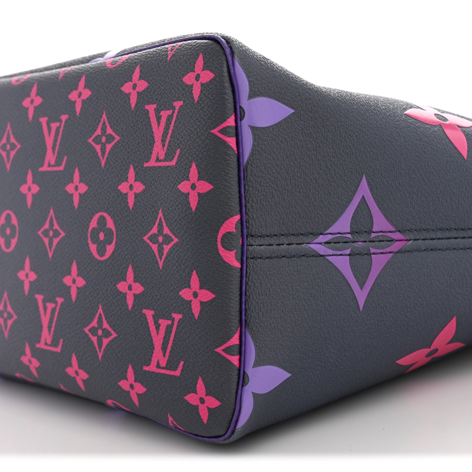 Louis Vuitton Monogram Giant Spring In The City Neverfull MM Midnight Fuchsia 10 of 10