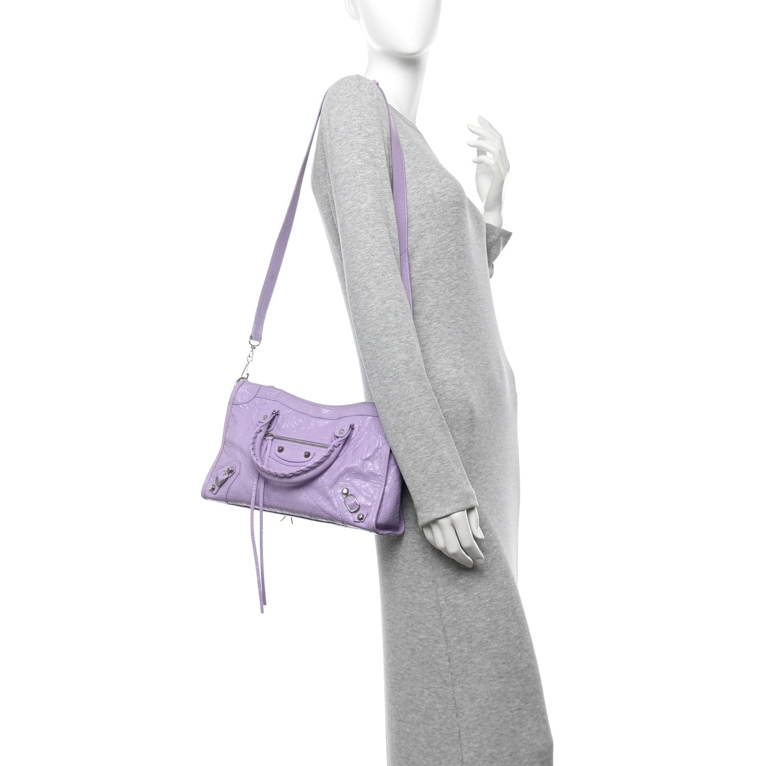 Balenciaga Agneau Arena Storico Classic Hardware Small Le City Lilac 2 of 13