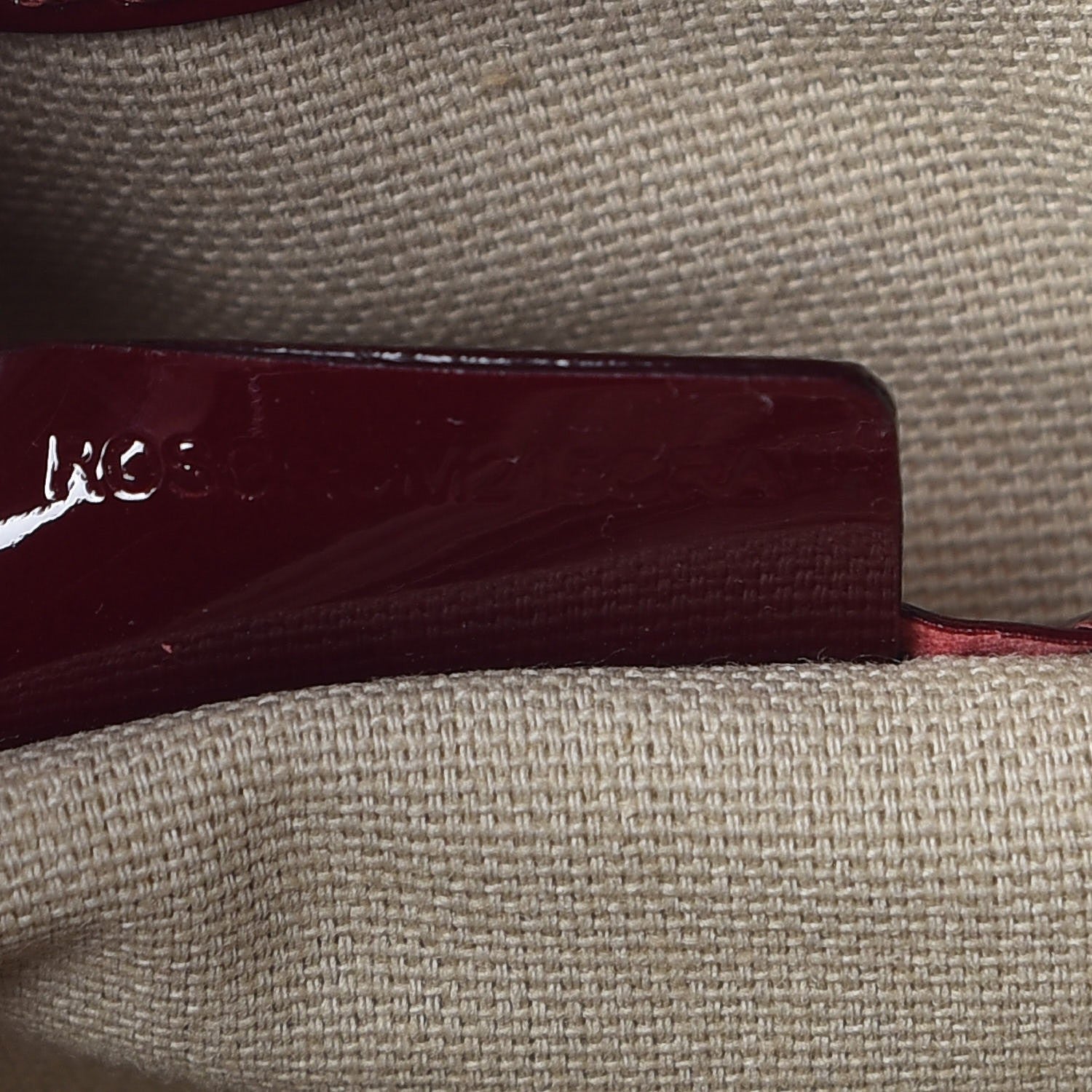 Burberry Nova Check Heart Tote Red 7 of 8
