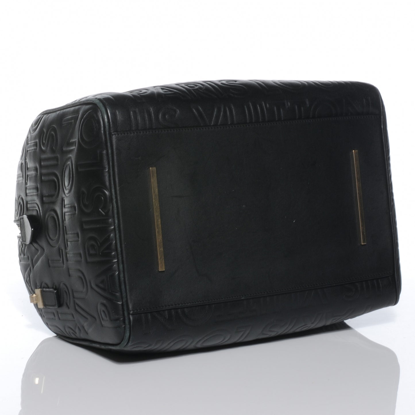 Calfskin Embossed Speedy Cube 30 Black