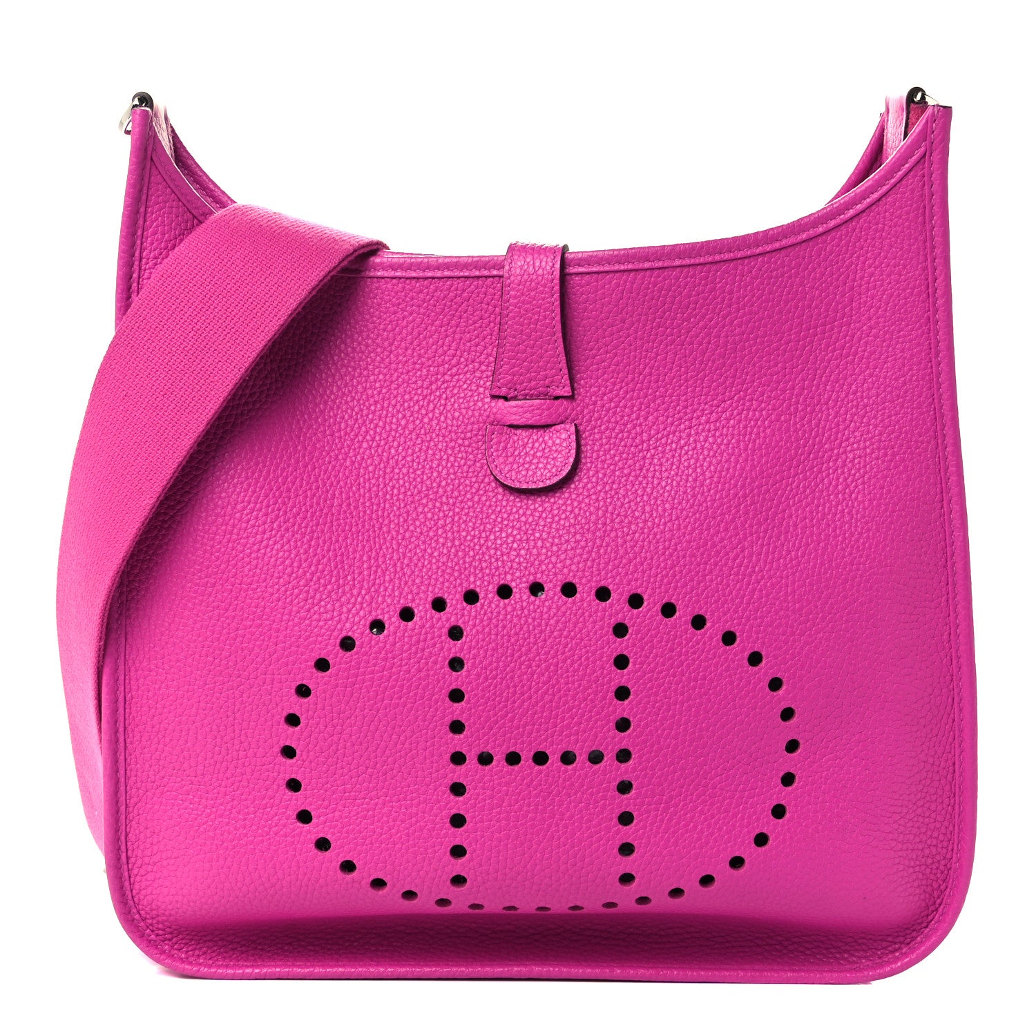 Hermes Taurillon Clemence Evelyne III GM Magnolia 1 of 10