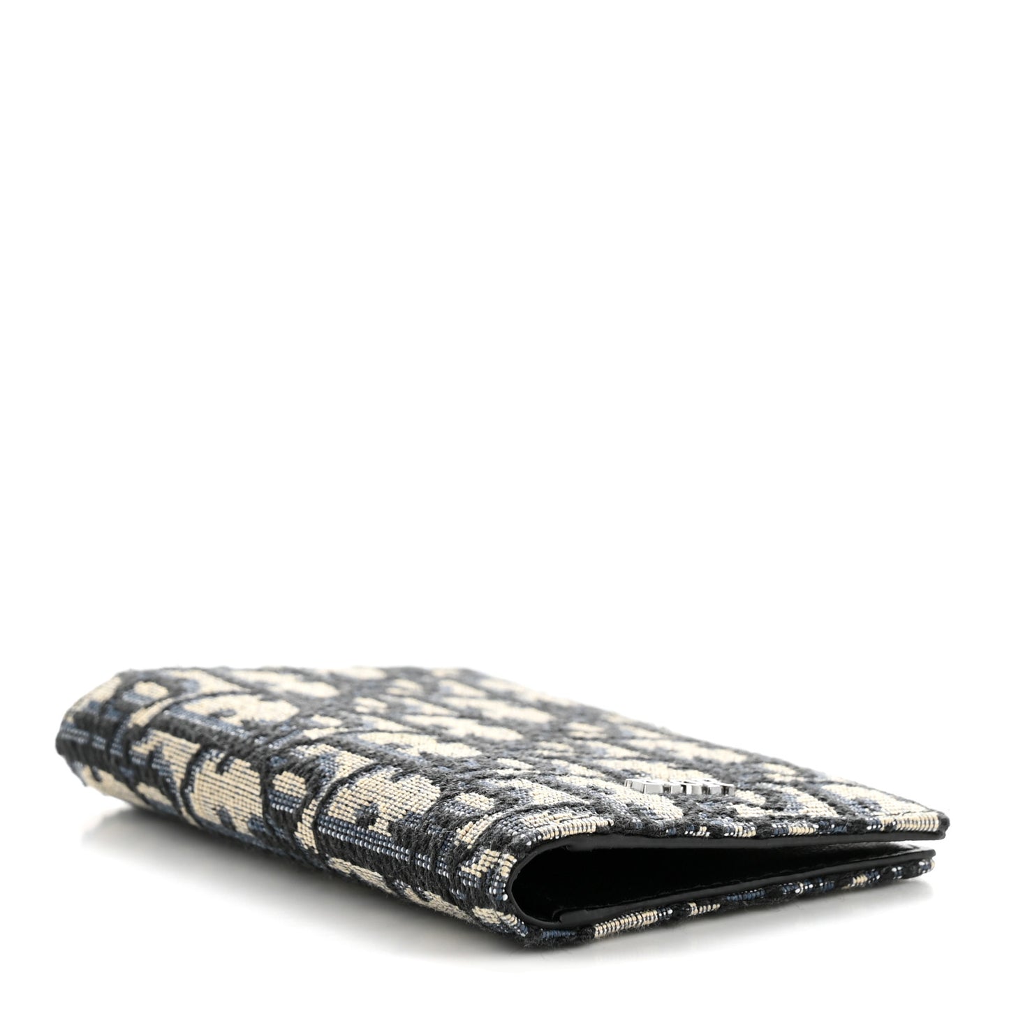 Oblique Bi-Fold Card Holder Blue