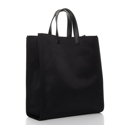 Fendi Nylon Vitello Liberty Metal Monster Eyes Tote Black 3 of 9