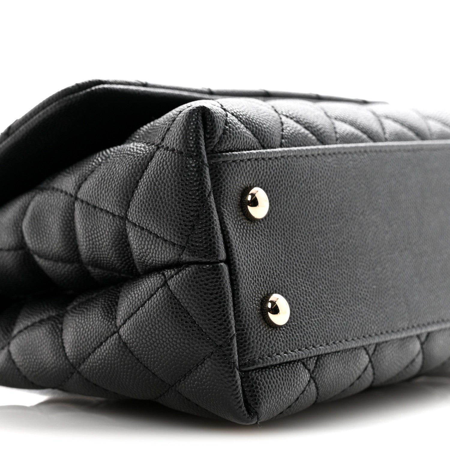 Chanel Caviar Quilted Mini Coco Handle Flap Black 9 of 11