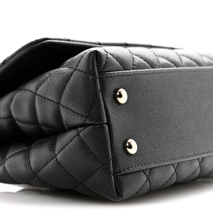 Chanel Caviar Quilted Mini Coco Handle Flap Black 9 of 11