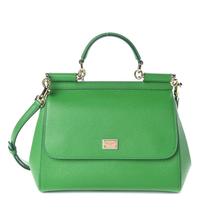 Dolce & Gabbana Dauphine Medium Miss Sicily Satchel Verde Chiaro 1 of 9