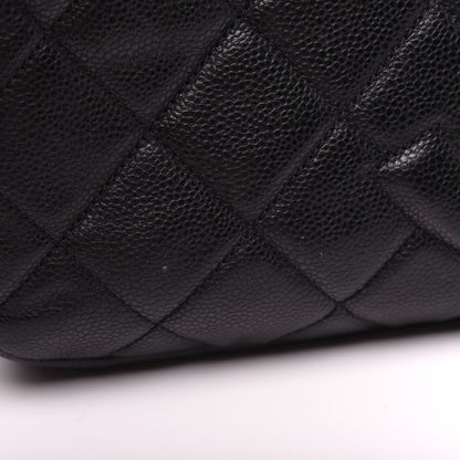 Chanel Caviar Quilted CC Timeless Soft Tote Black 14 of 19