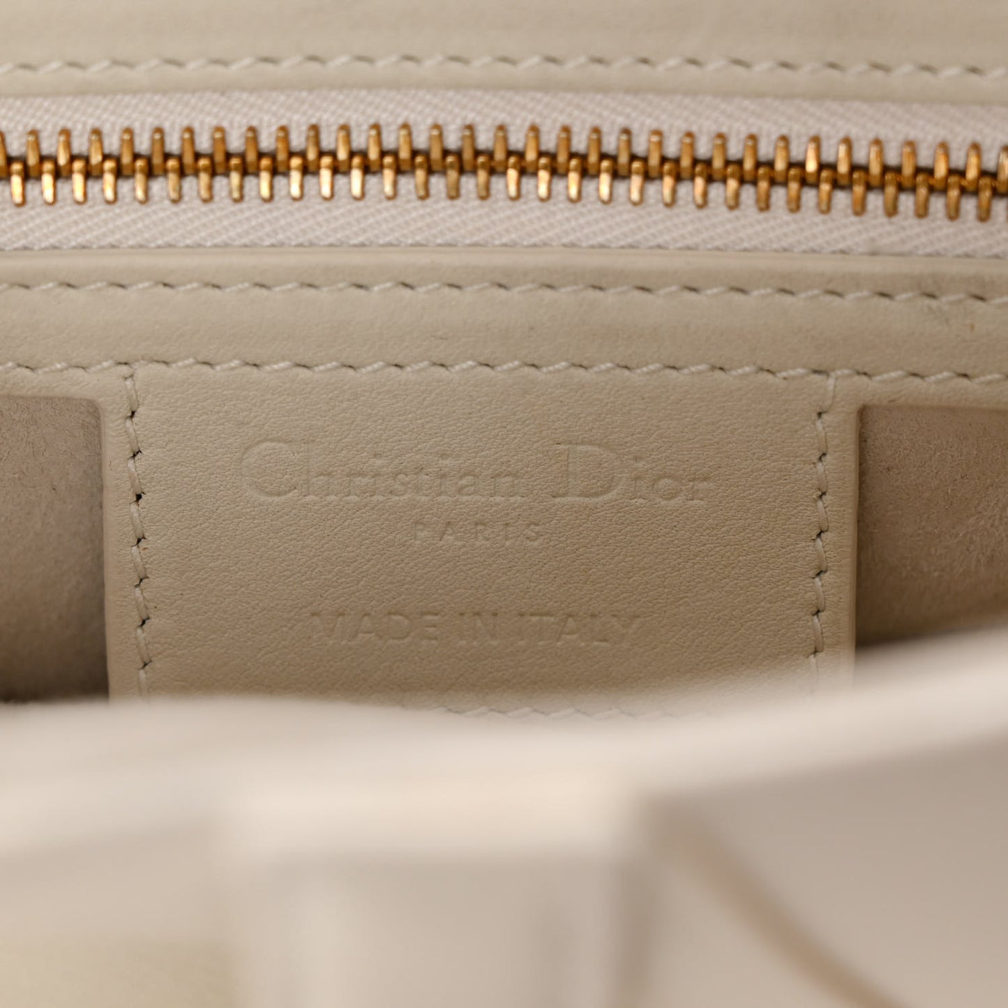 Ultra Matte Calfskin Saddle Bag Off White