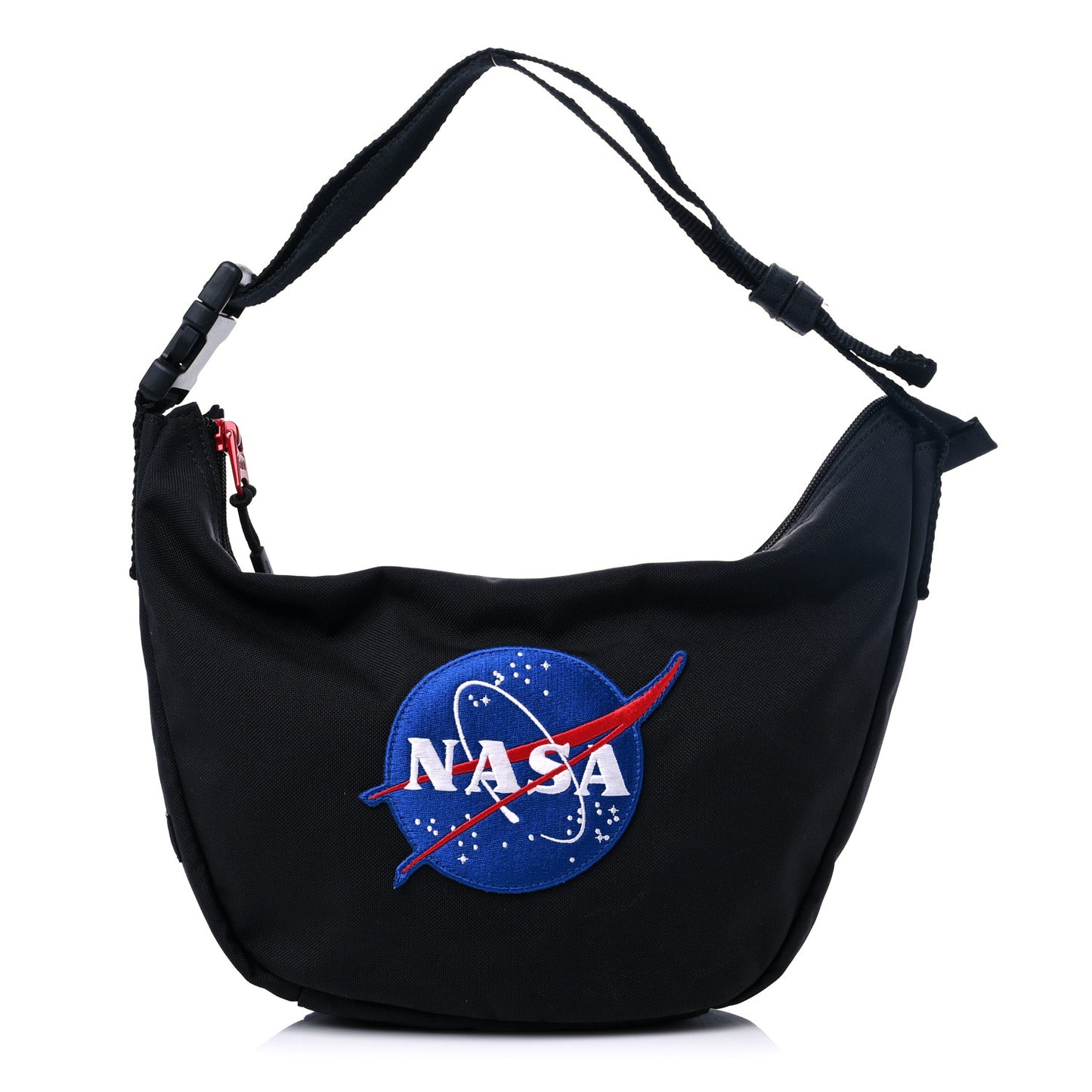 Recycled Nylon NASA X Space Sling Bag Black