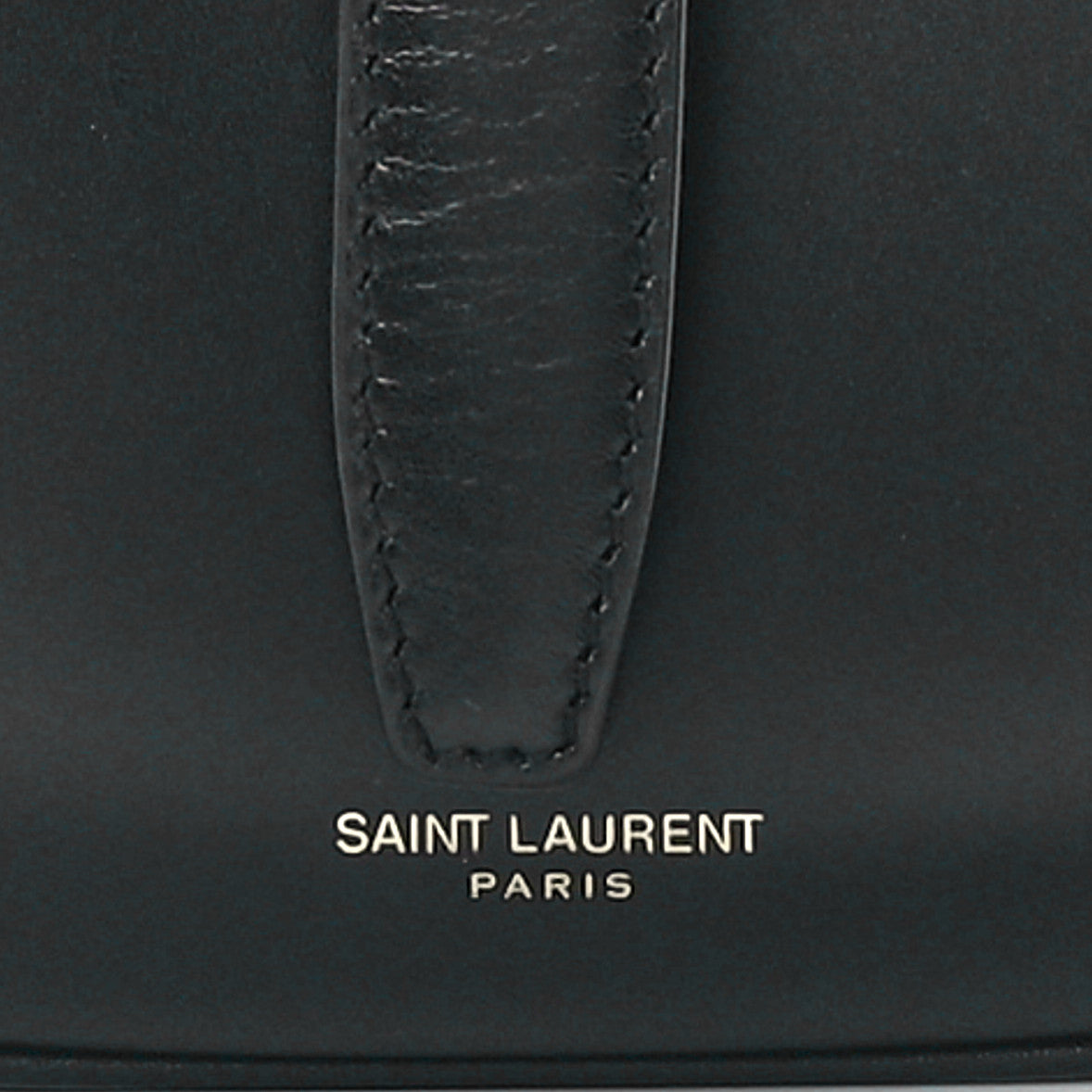 Saint Laurent Shiny Calfskin Le Fermoir Hobo Black 9 of 12