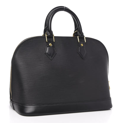 Louis Vuitton Epi Alma PM Black 3 of 10