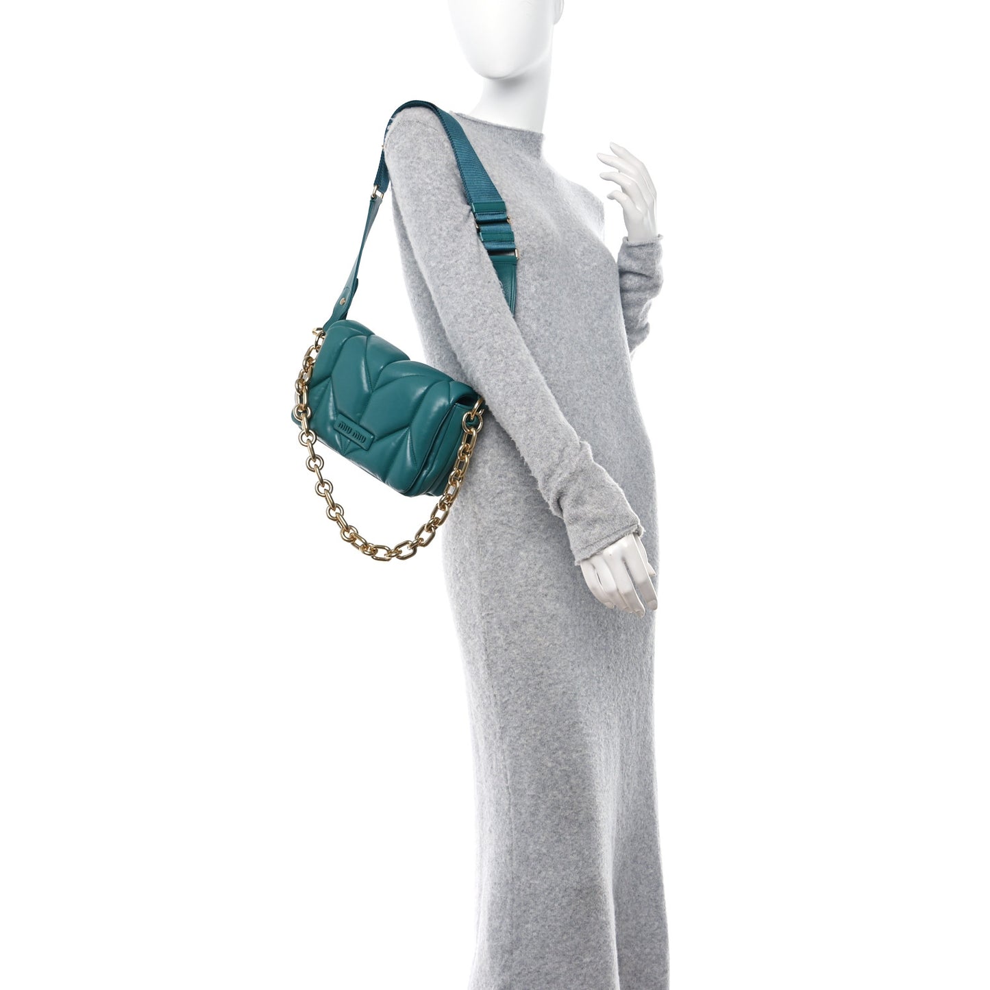 Nappa Quilted Shoulder Bag Laguna