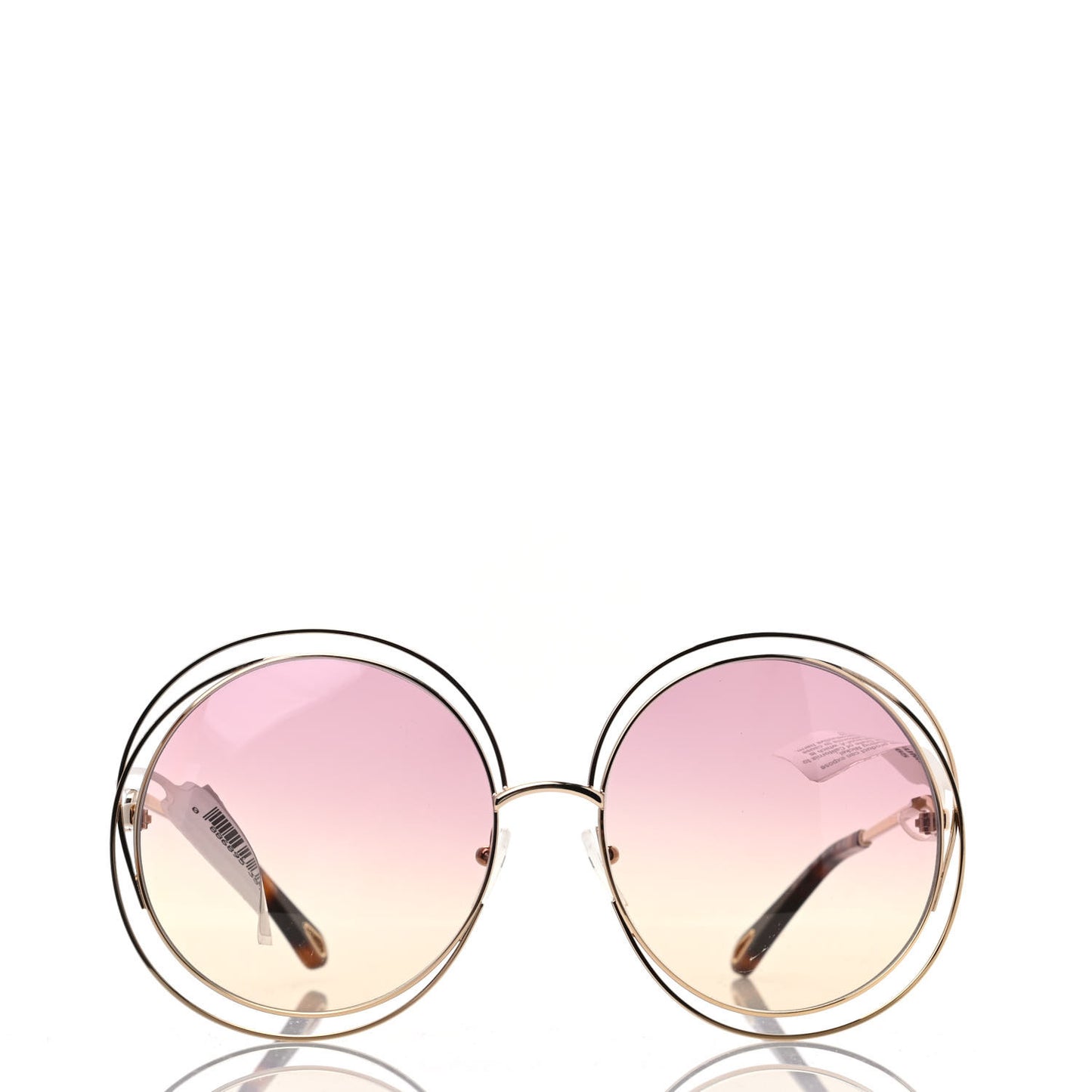 Oversized Round Carlina Oversized Round Sunglasses CE114SD Gold Pink