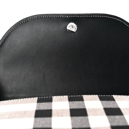 Burberry Canvas Calfskin Check Small Olympia Beige 9 of 10