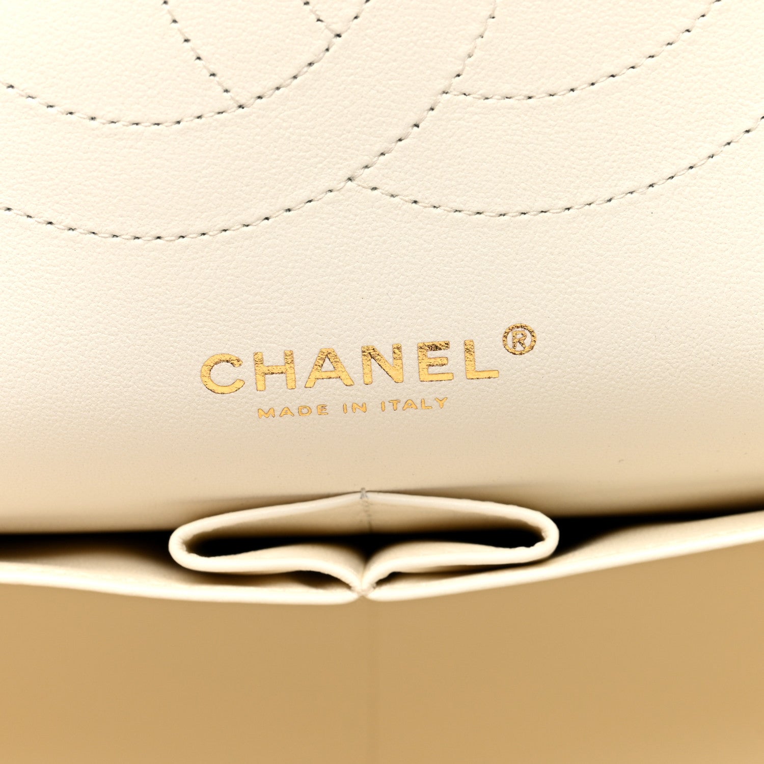 Chanel Caviar Quilted Jumbo Double Flap White 6 of 10