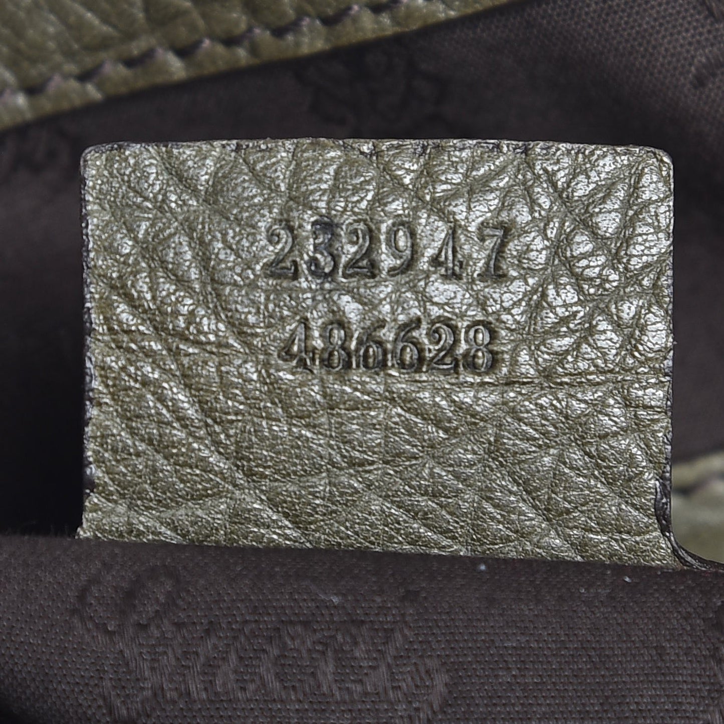 Monogram Medium Bamboo Bar Tote Olive