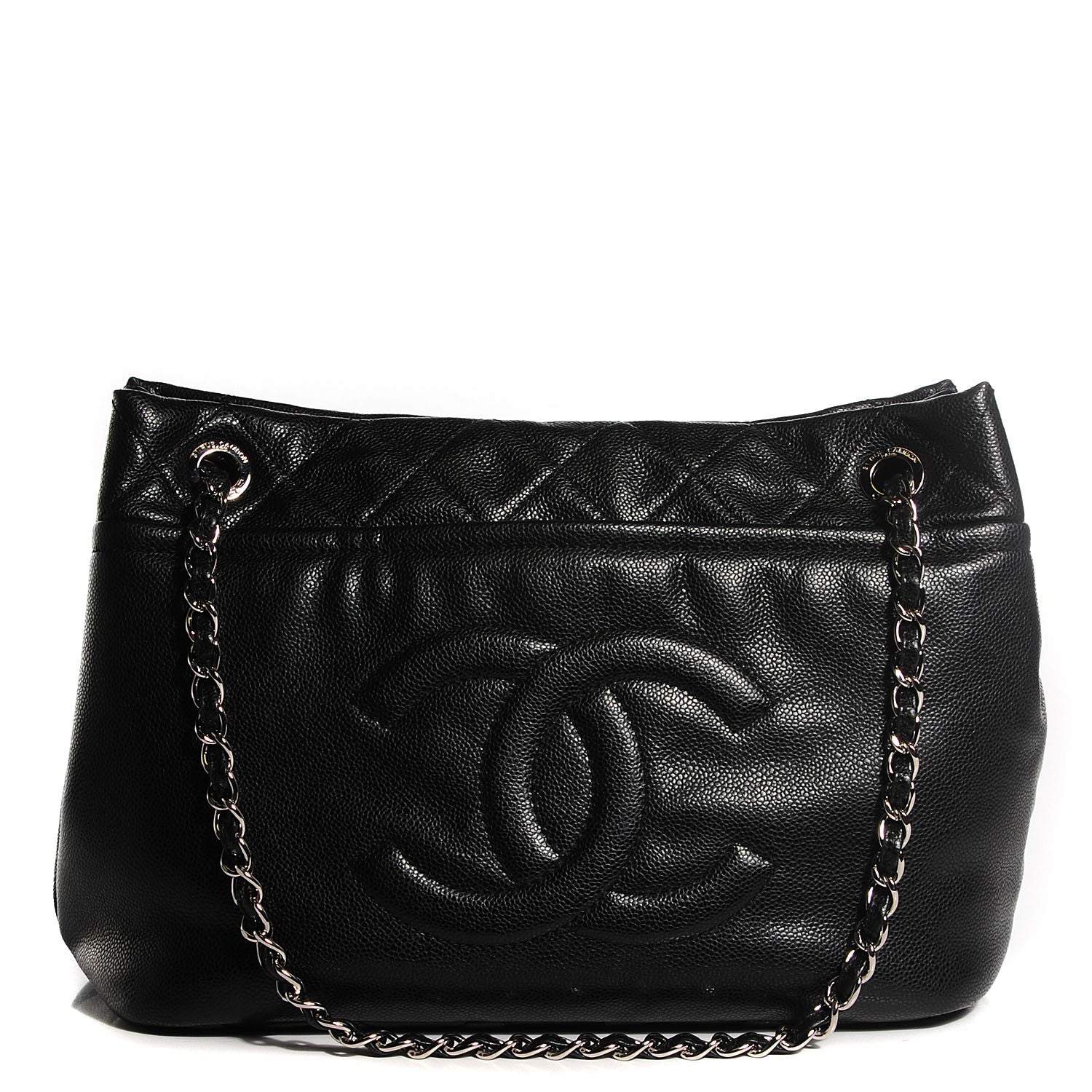 Chanel Caviar CC Timeless Soft Tote Black 1 of 7