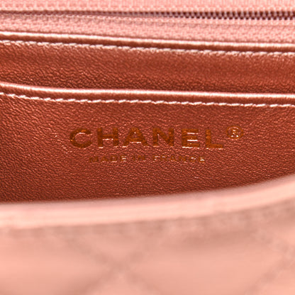 Chanel Metallic Grained Calfskin Quilted 2.55 Reissue Mini Flap Copper Pink 6 of 11