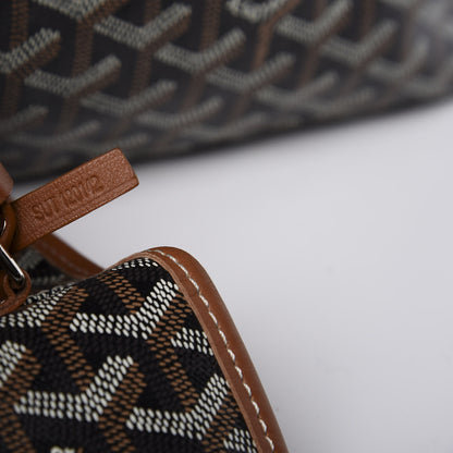 Goyard Goyardine Saint Louis GM Black Gold 10 of 12