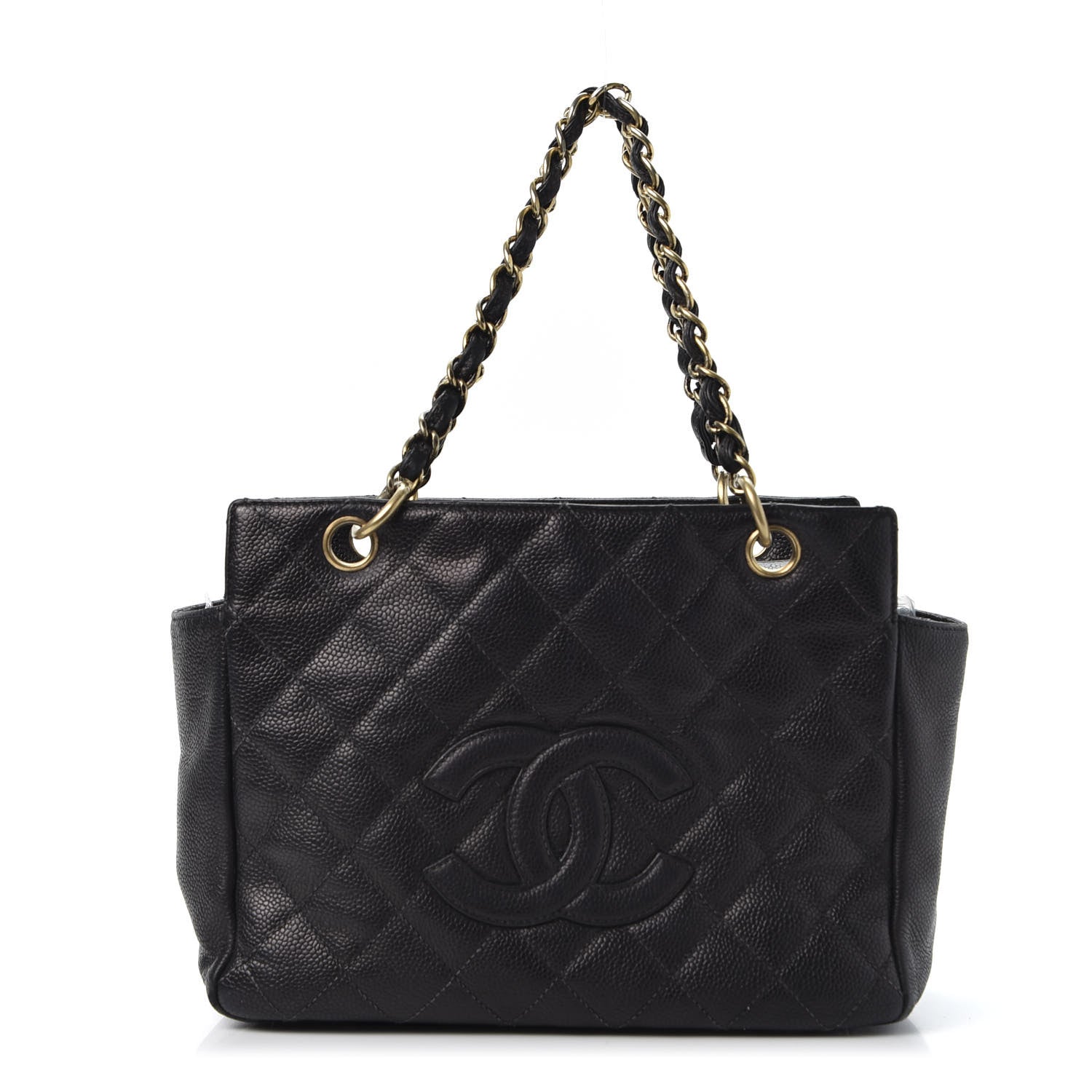 Chanel Caviar Quilted Petit Timeless Tote PTT Black 1 of 13
