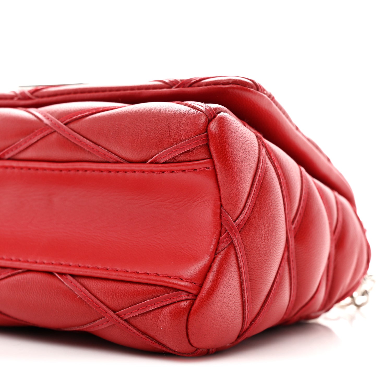 Lambskin Malletage GO-14 Mini Red