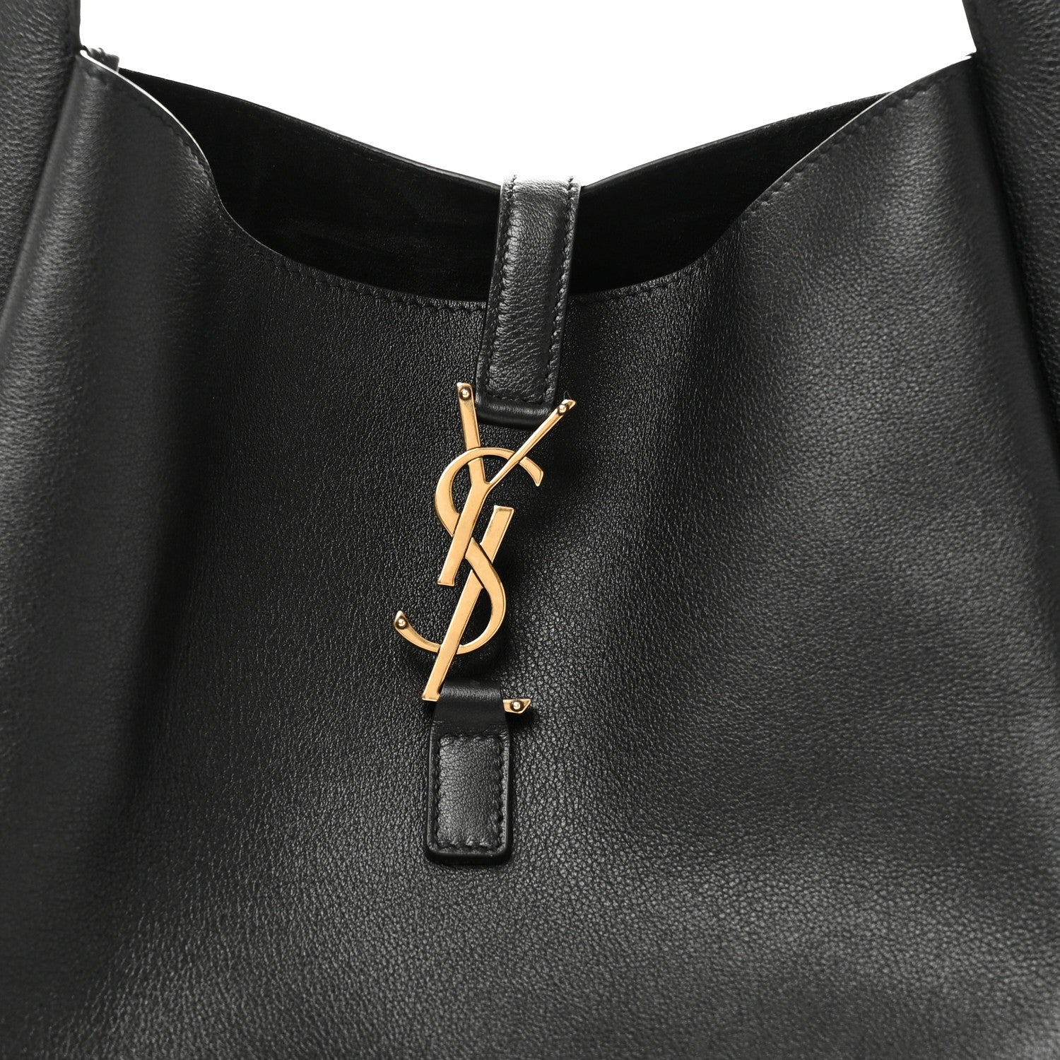 Saint Laurent Supple Calfskin Large Le 5 A 7 Soft Hobo Black 7 of 9