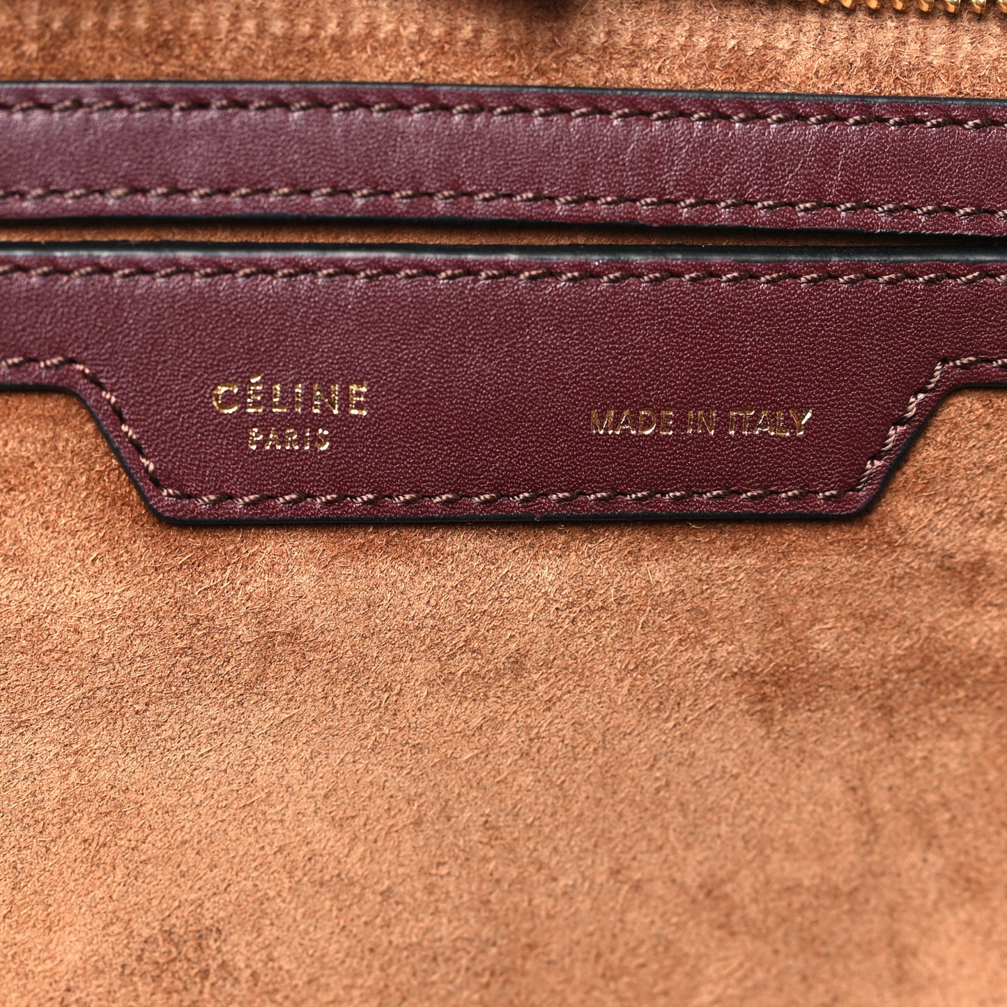 Smooth Calfskin Medium Tri-Color Trapeze Ebony