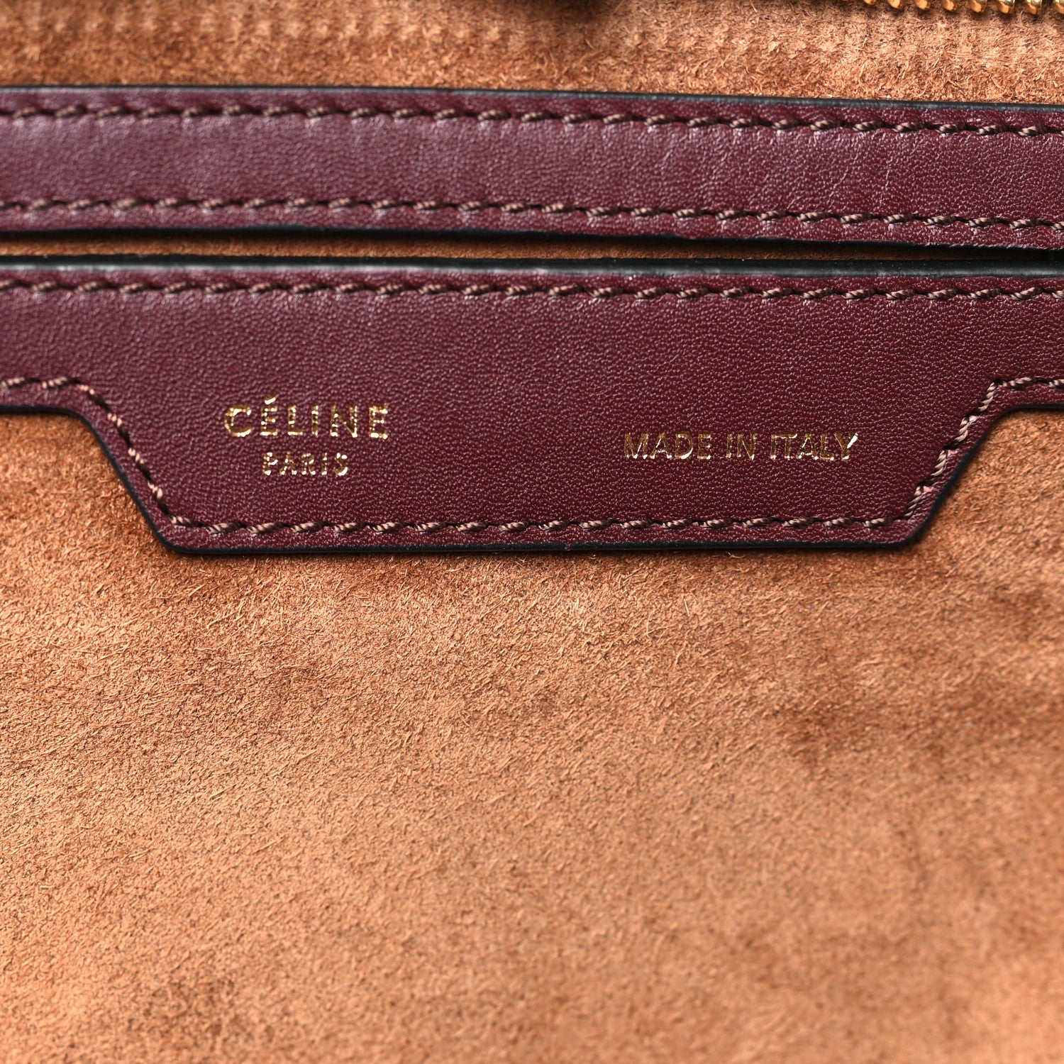 Celine Smooth Calfskin Medium Tri-Color Trapeze Ebony 6 of 10