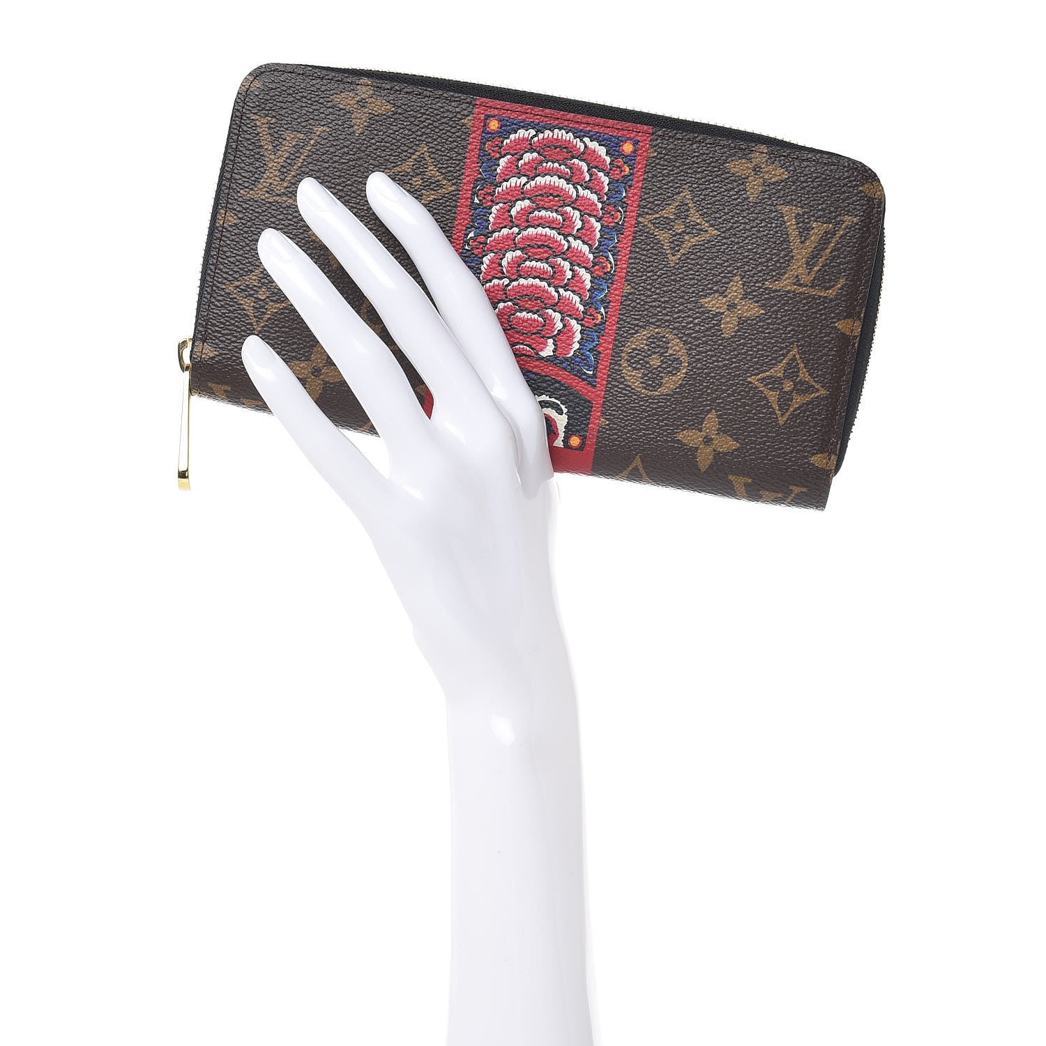Louis Vuitton Monogram Kabuki Zippy Wallet 2 of 9