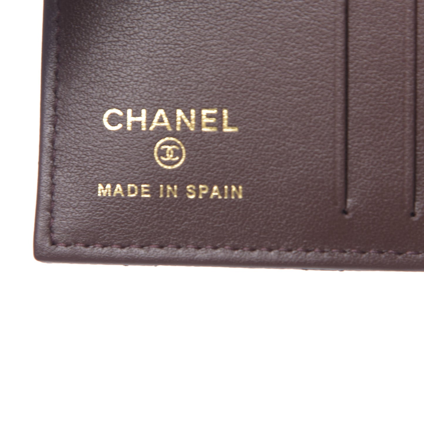 Caviar Quilted Card Holder Wallet Black