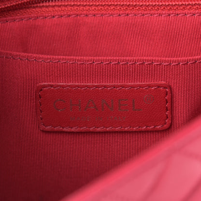 Chanel Lambskin Quilted Valentine Charms Medium Single Flap Pink 6 of 9