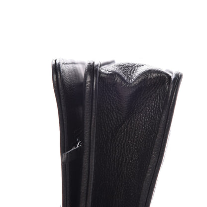 Chanel Caviar Quilted Boy Wallet On Chain WOC So Black 11 of 11