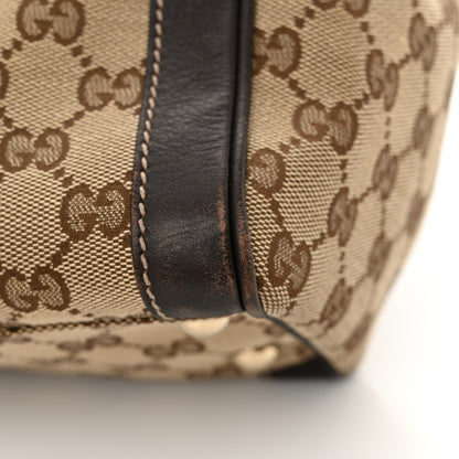 Gucci Monogram Trophy Tote Ebony 11 of 13