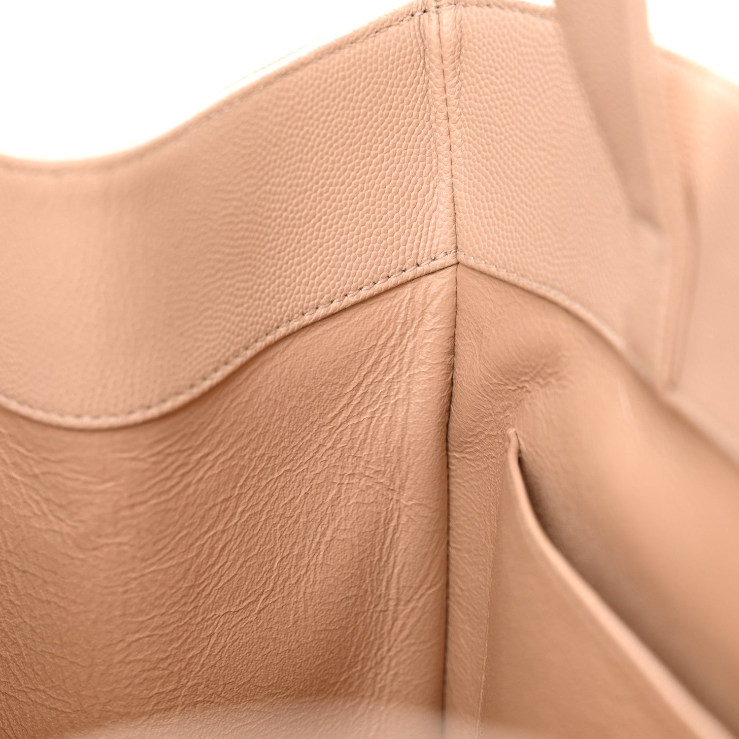 Chanel Caviar Quilted Large Business Affinity Shopping Bag Beige 15 of 15