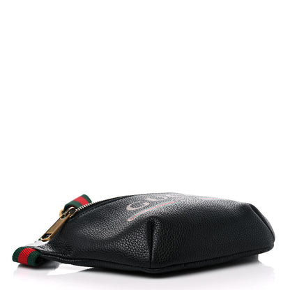 Gucci Grained Calfskin Small Logo Belt Bag Black 4 of 9