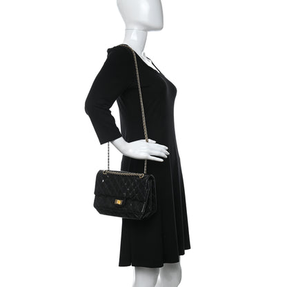 Chanel Patent Quilted Accordion Reissue 2.55 Flap Navy 2 of 11