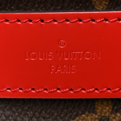 Louis Vuitton Calfskin Monogram Keepall Bandouliere 50 Coquelicot 5 of 9