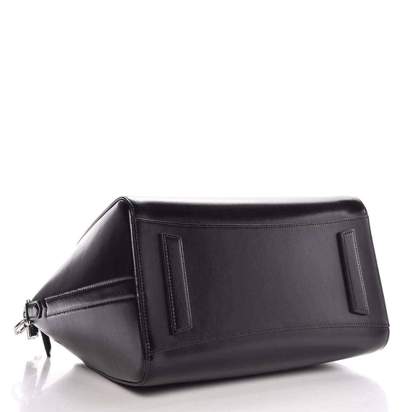 Shiny Lord Calfskin Medium Antigona Black