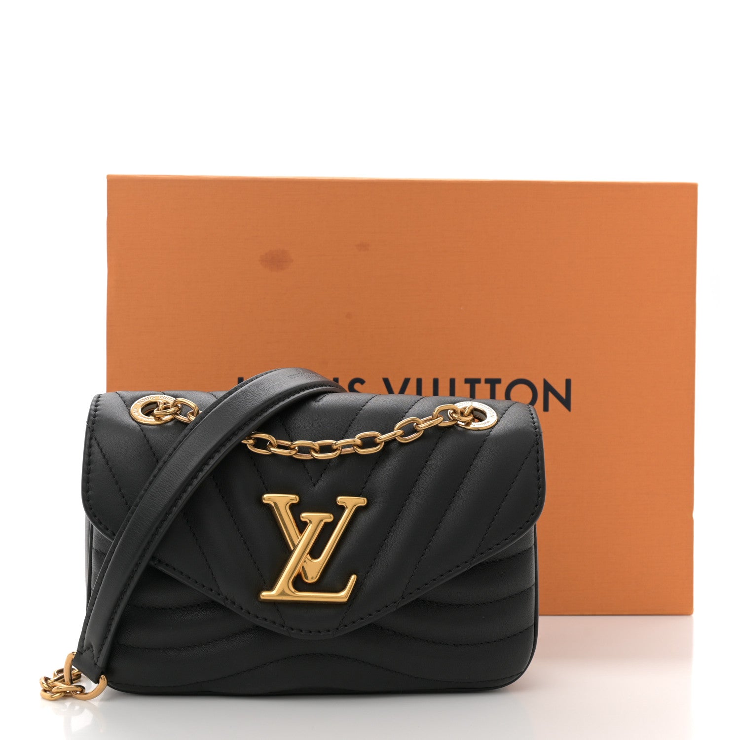 Louis Vuitton Calfskin New Wave Chain PM NM Black 11 of 11