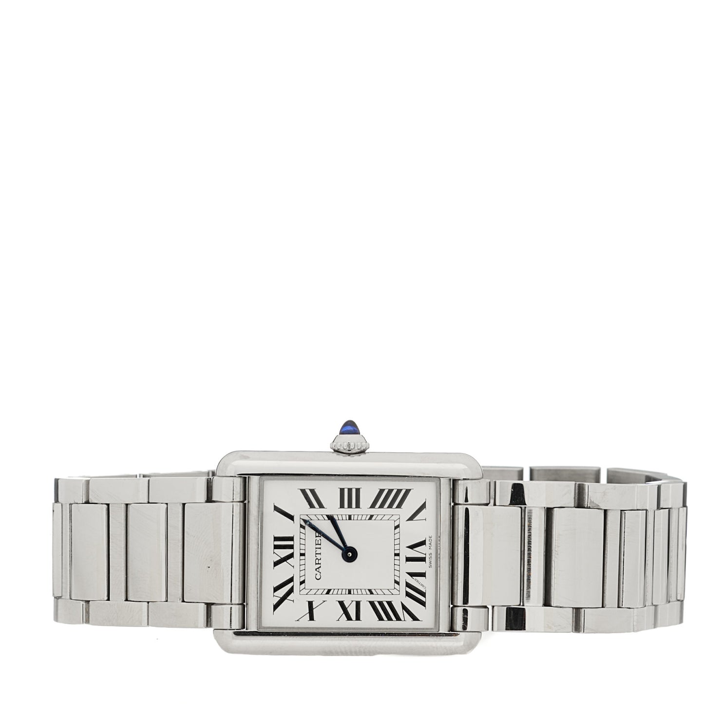 Stainless Steel 25mm Must de Cartier Tank Quartz Watch