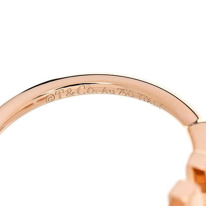 Tiffany 18K Rose Gold T Wire Ring 53 6.25 4 of 5