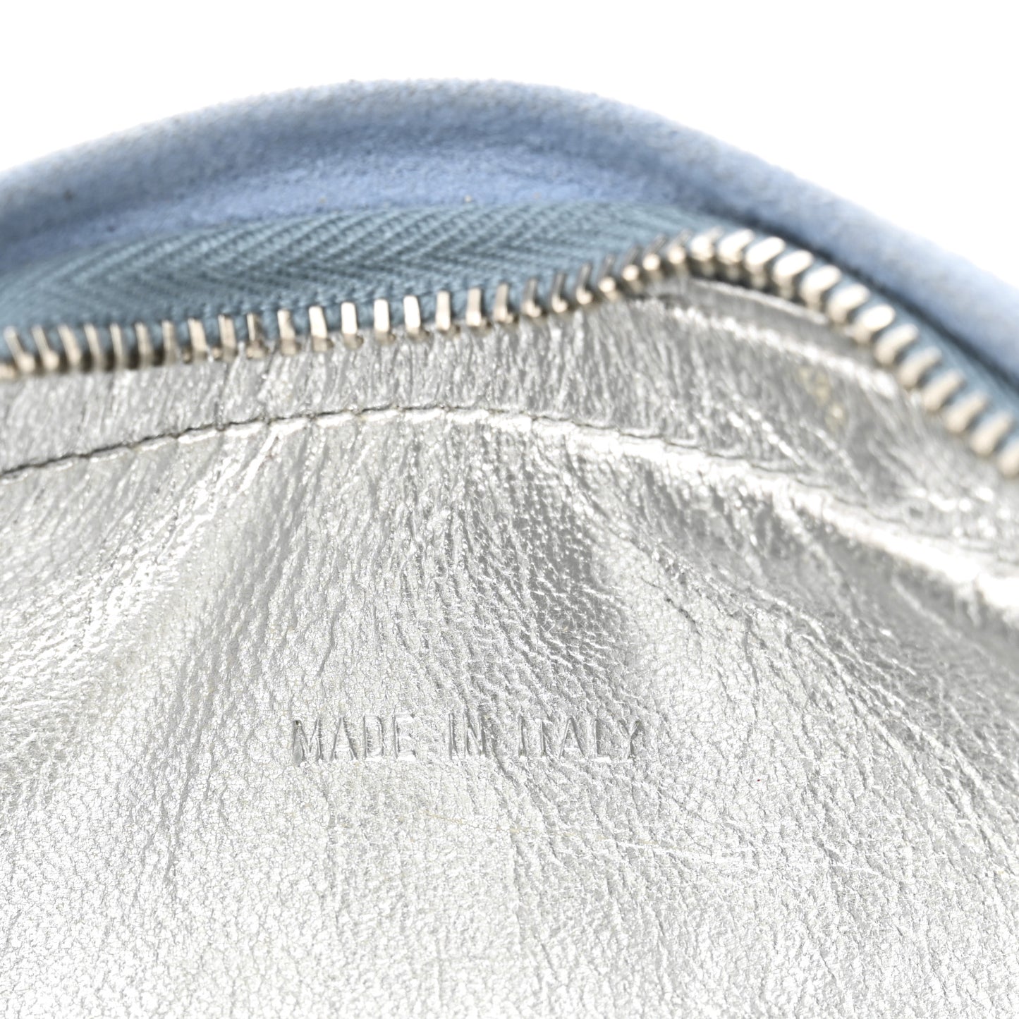 Suede Camellia Camera Case Light Blue