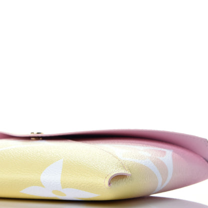 Louis Vuitton Monogram Giant By The Pool Large Kirigami Pochette Pink 8 of 9