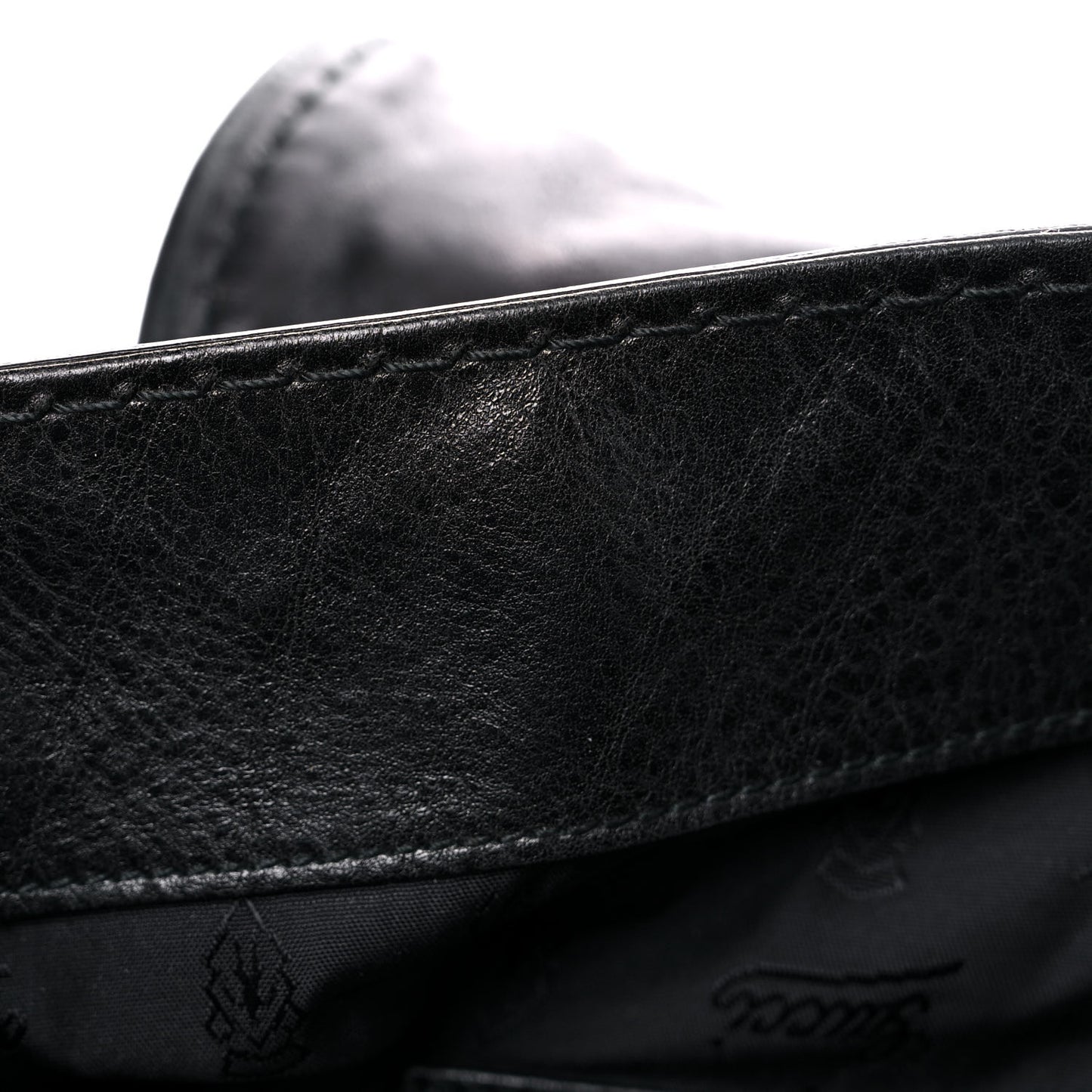 Calfskin Studded Large Irina Shoulder Bag Black